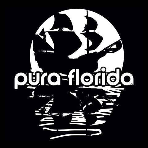 pura florida Moon Ship Decal